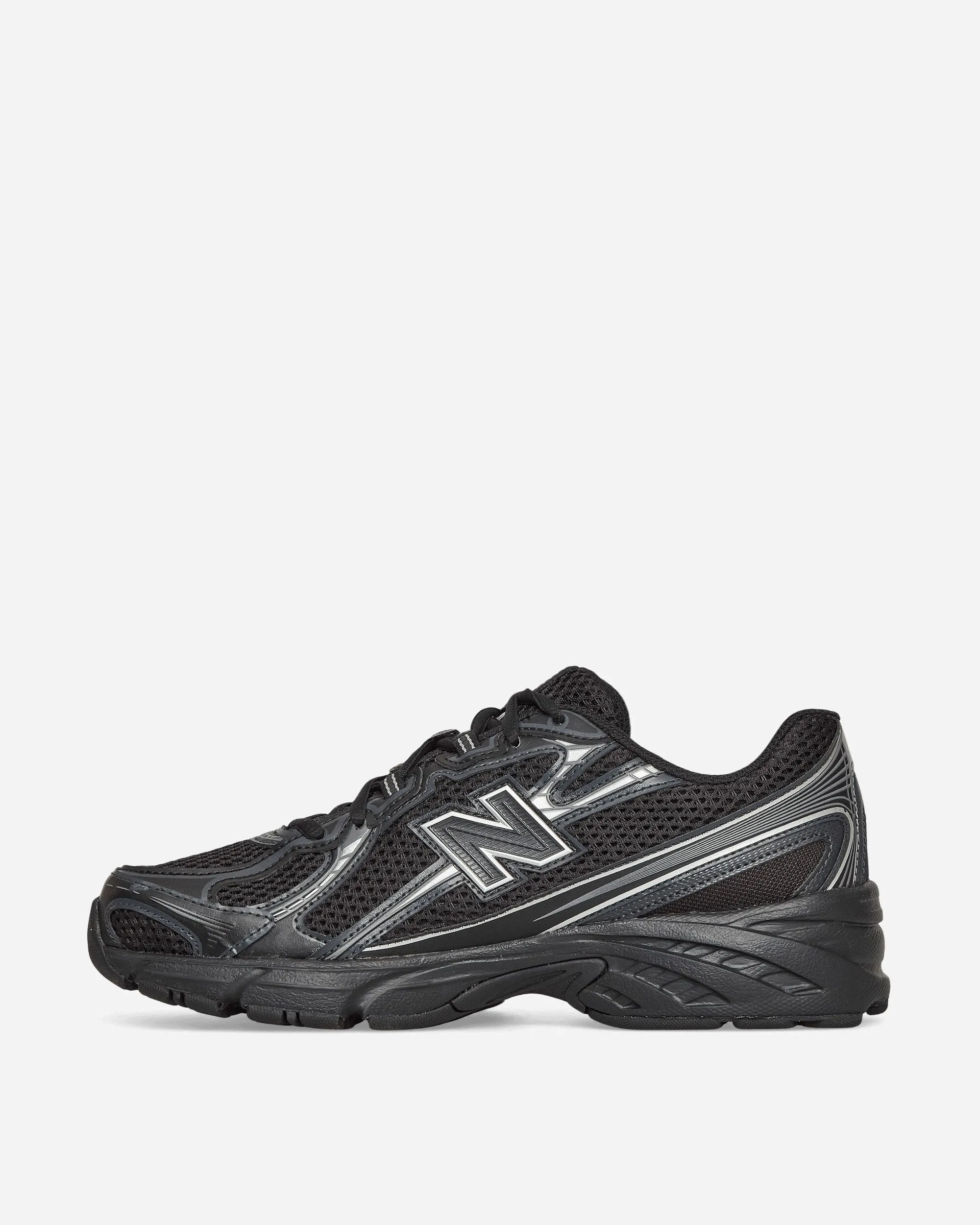 740 Sneakers Schwarz / Silber Metallic