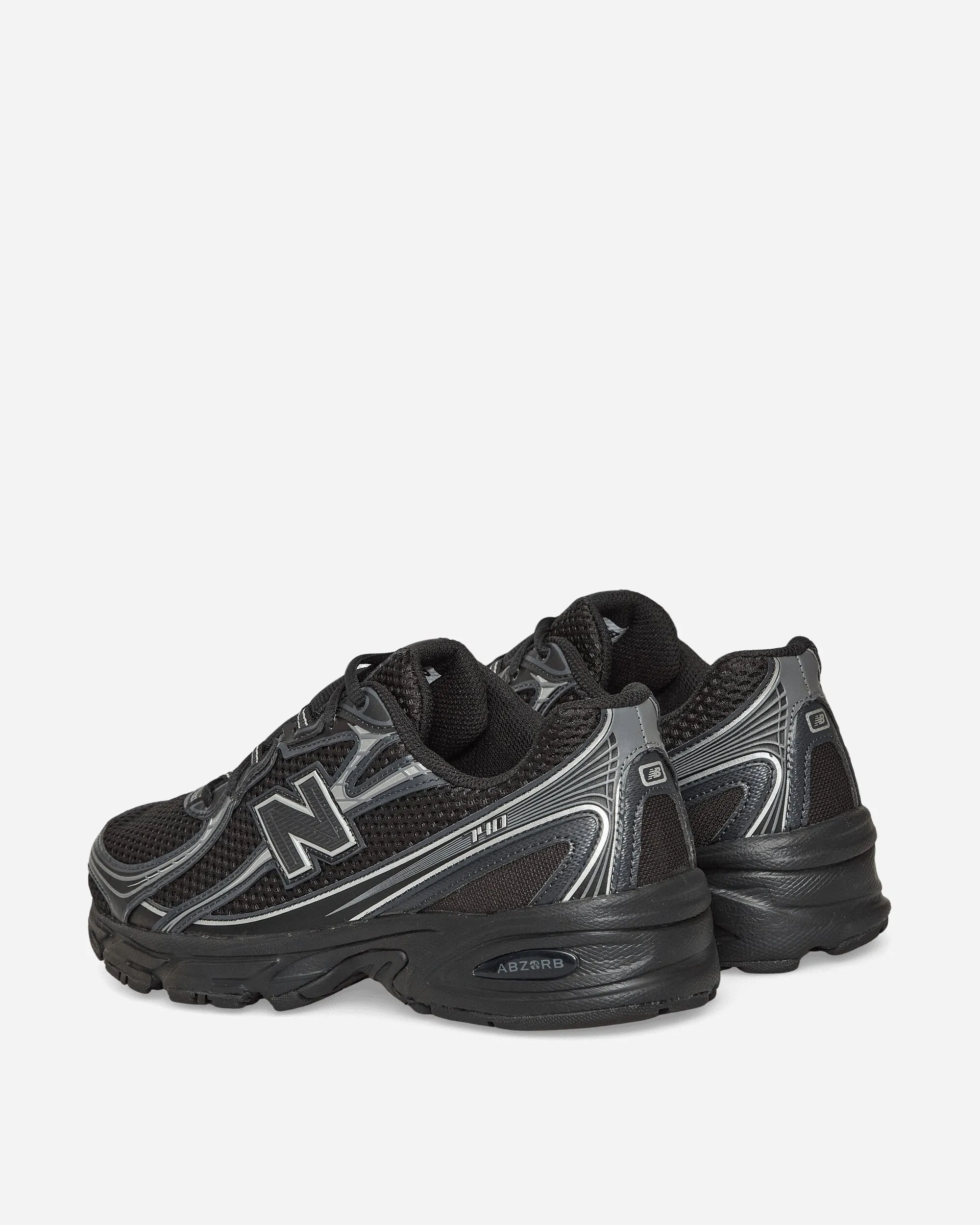 740 Sneakers Schwarz / Silber Metallic