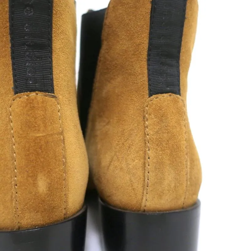 Acne Studios Knöchelstiefel Jensen Braun Wildleder Größe 39 Spitze Chelsea Booties