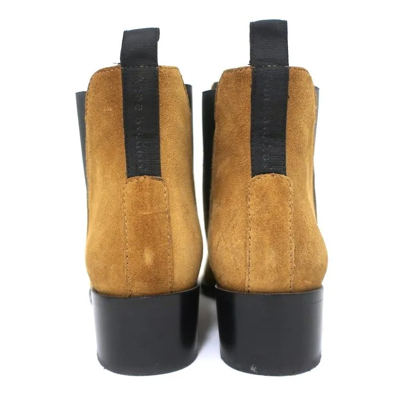 Acne Studios Knöchelstiefel Jensen Braun Wildleder Größe 39 Spitze Chelsea Booties