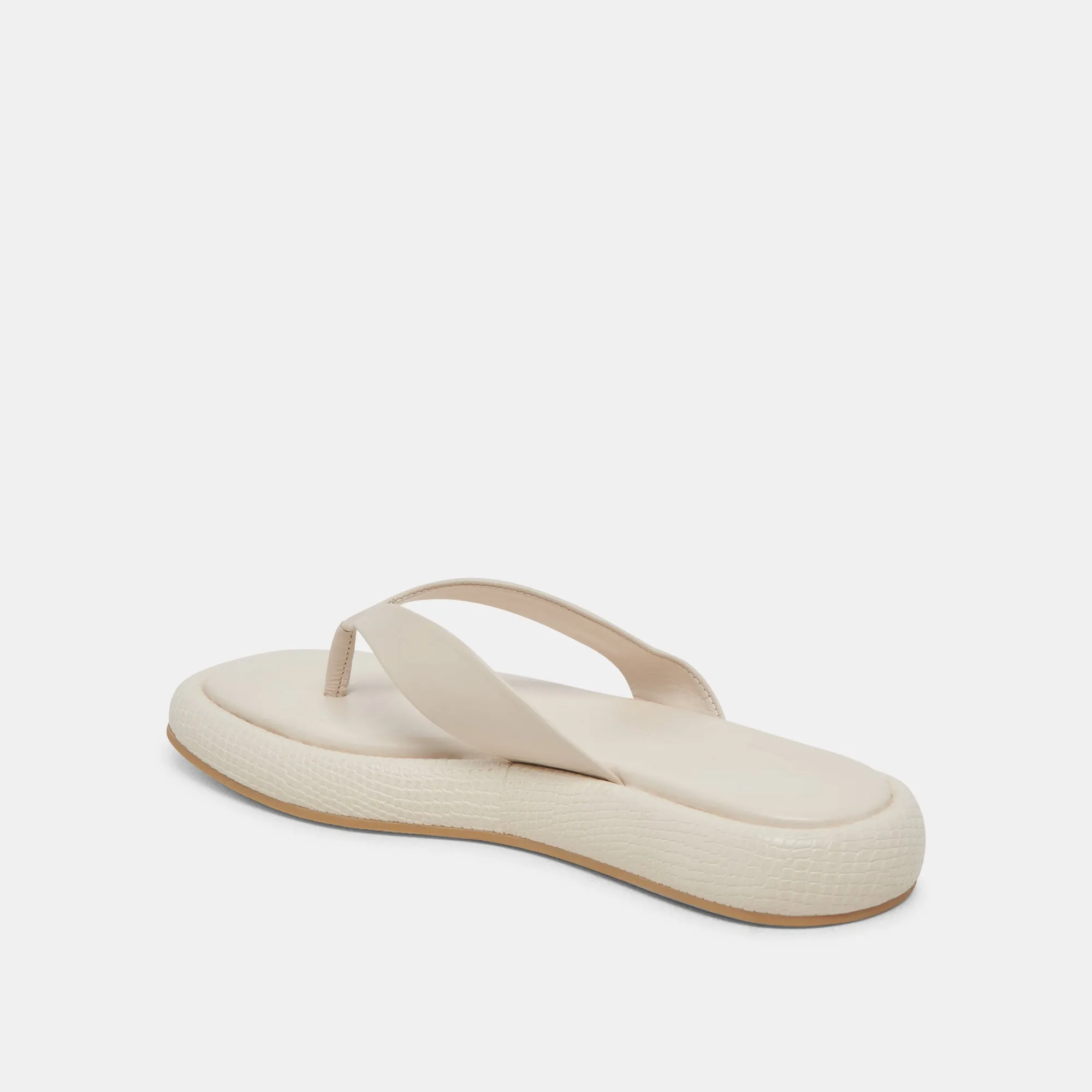 ADIN SANDALEN IN ELFENBEINFARBENEM LEDER