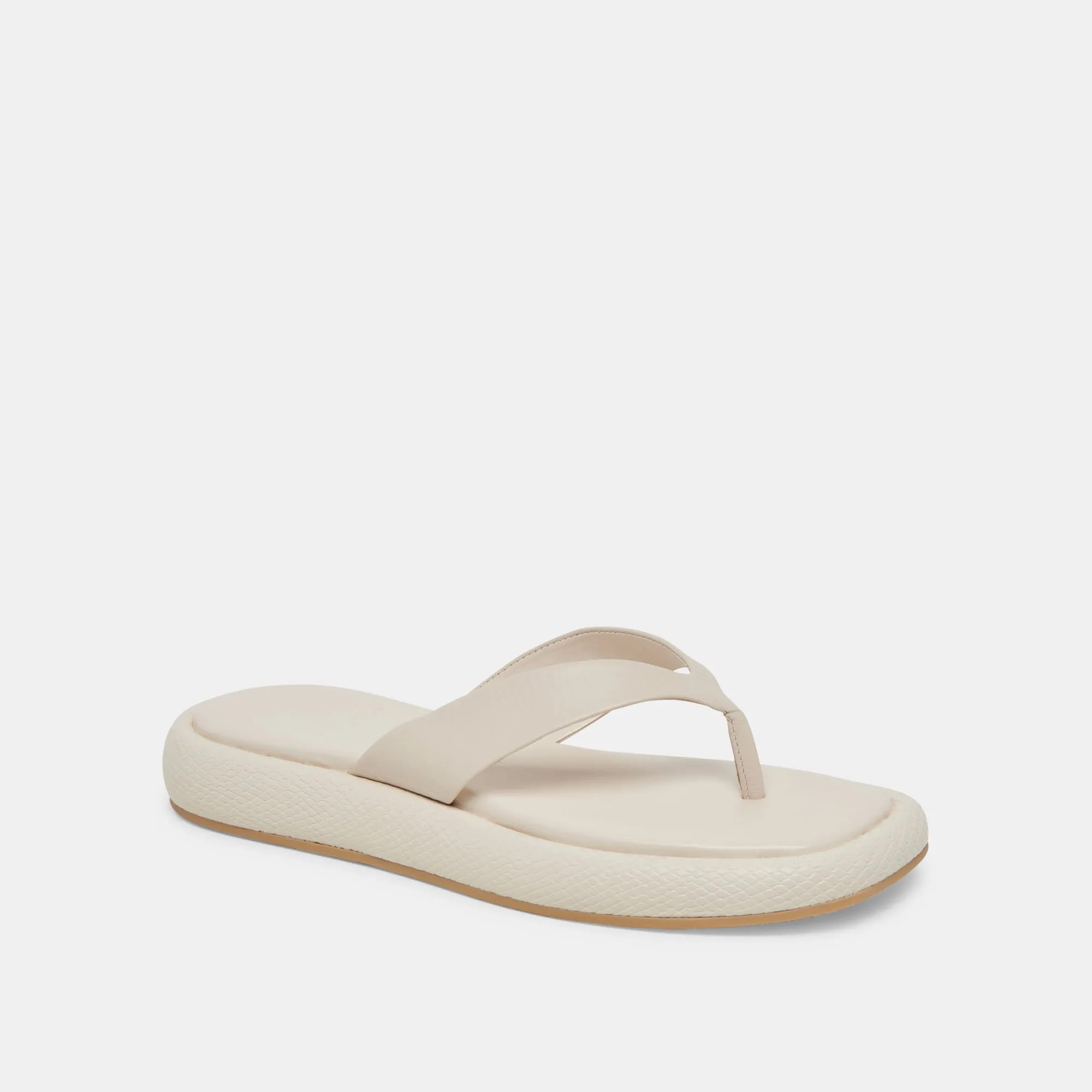 ADIN SANDALEN IN ELFENBEINFARBENEM LEDER