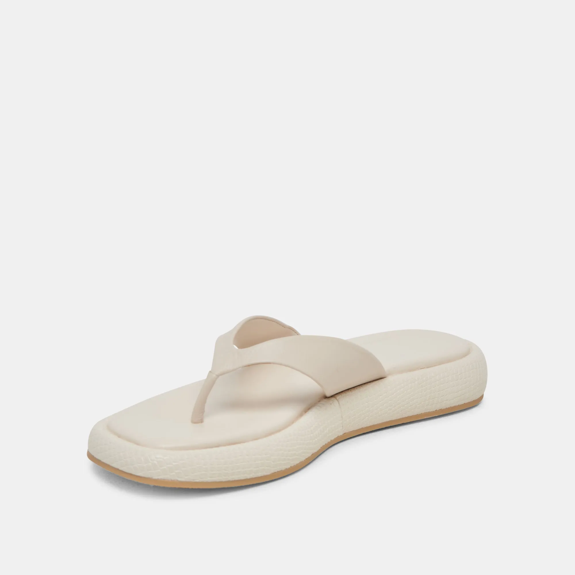 ADIN SANDALEN IN ELFENBEINFARBENEM LEDER