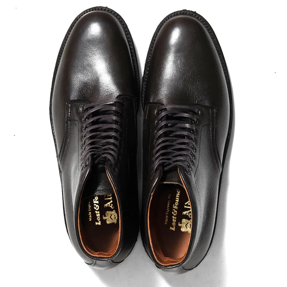 Alden Loden Stiefel mit glatter Spitze und Kreppsohle