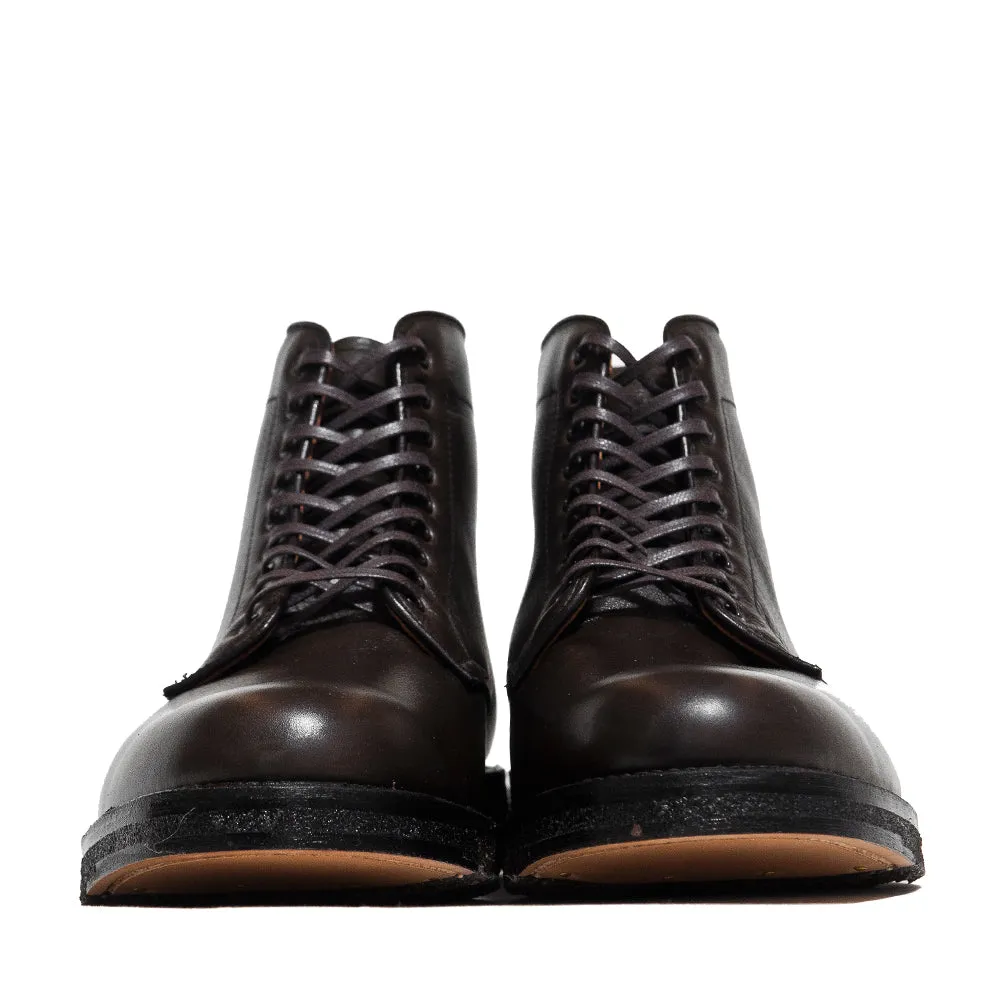 Alden Loden Stiefel mit glatter Spitze und Kreppsohle