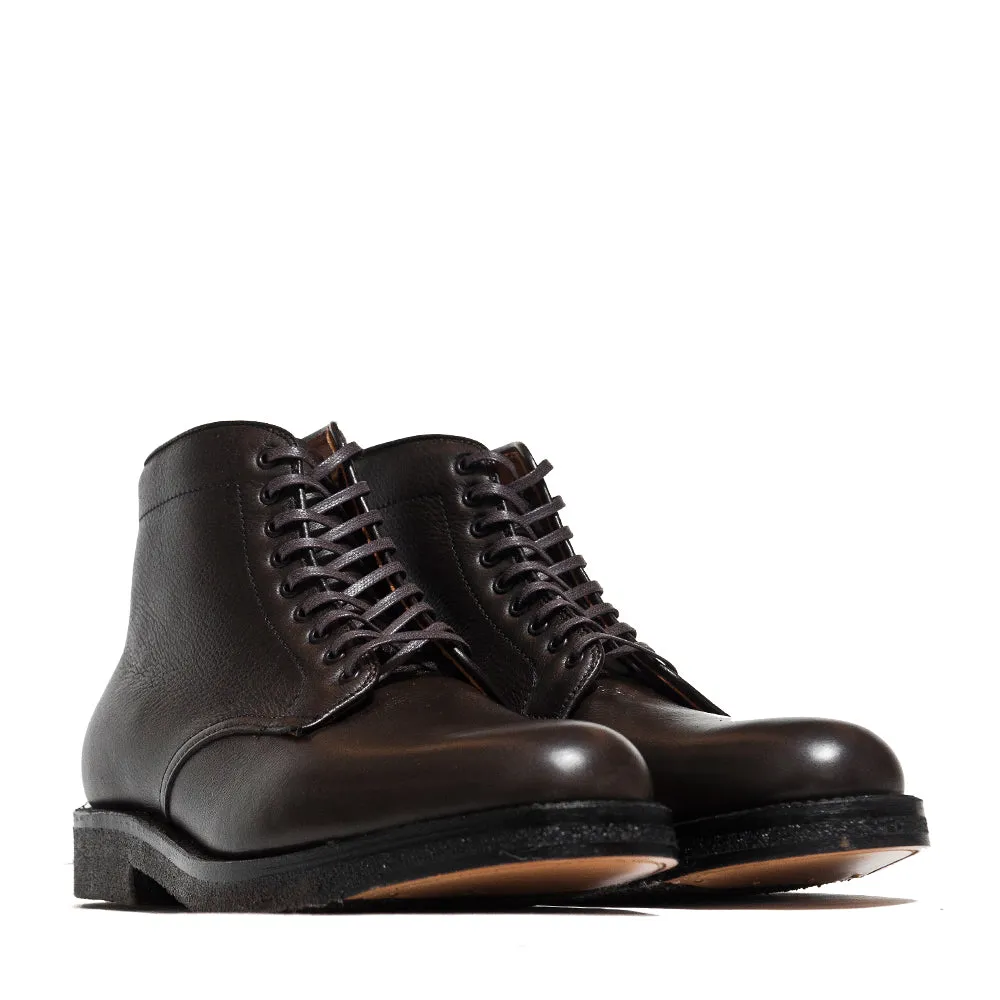 Alden Loden Stiefel mit glatter Spitze und Kreppsohle