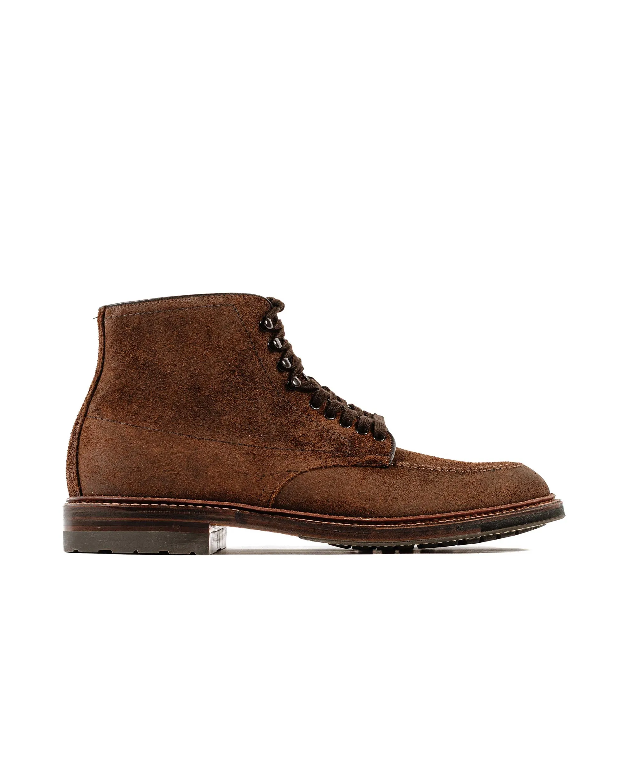 Alden Mocc Toe Stiefel Reverse Tobacco Chamois 4015HC