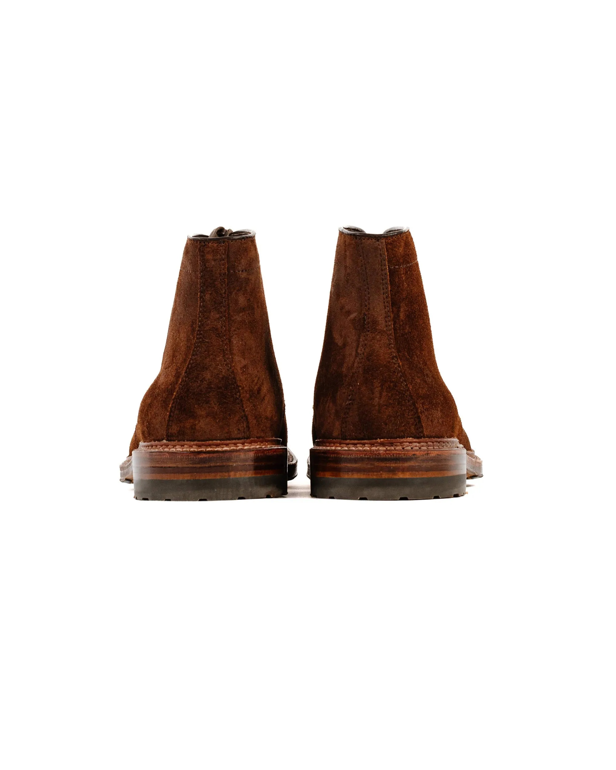 Alden Norwegian Front Blucher Stiefel Reverse Tobacco Chamois mit Commando-Sohle G1901HC