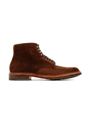 Alden Norwegian Front Blucher Stiefel Reverse Tobacco Chamois mit Commando-Sohle G1901HC