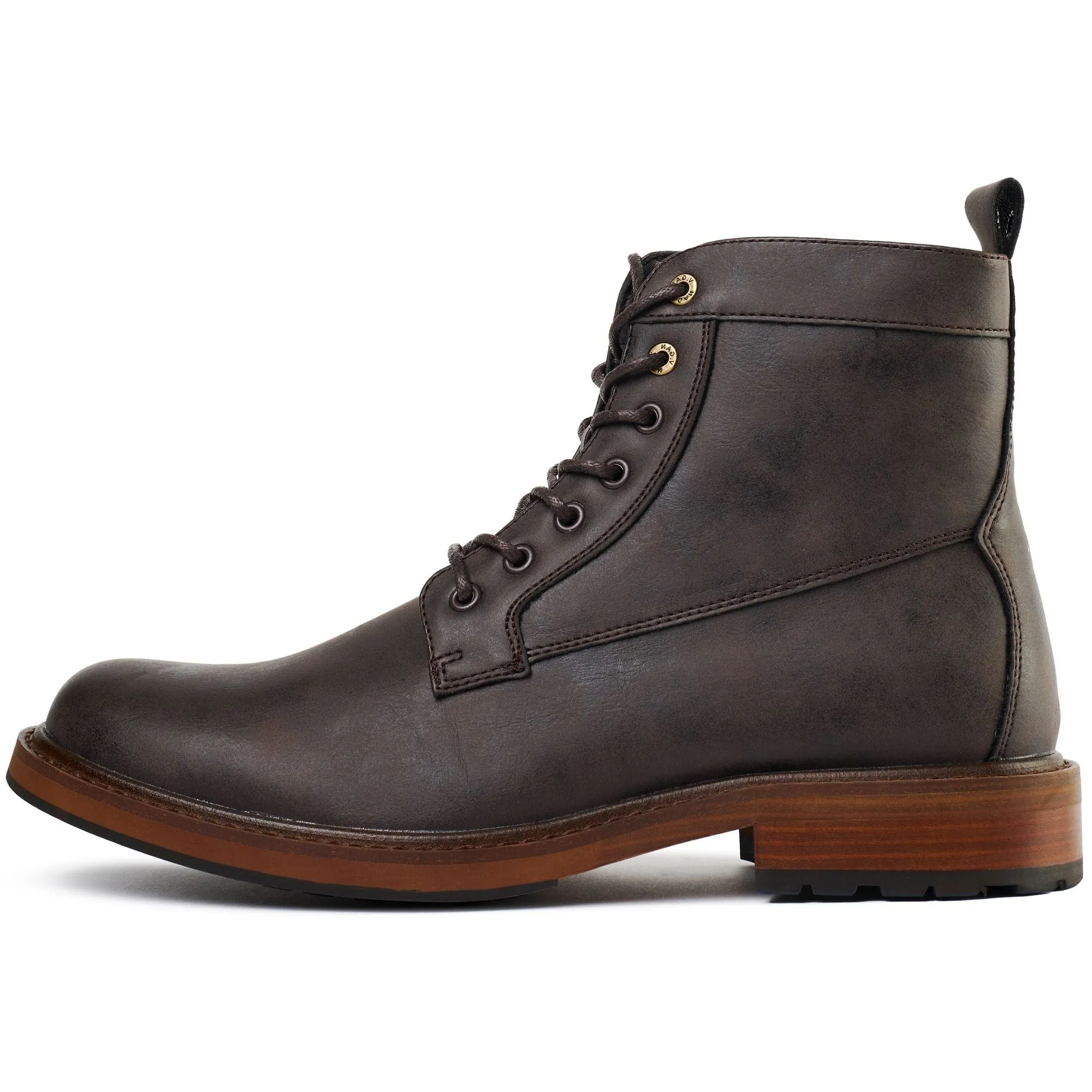 Arame Herren Vegan-Leder Knöchelstiefel | Braun