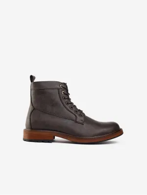 Arame Herren Vegan-Leder Knöchelstiefel | Braun