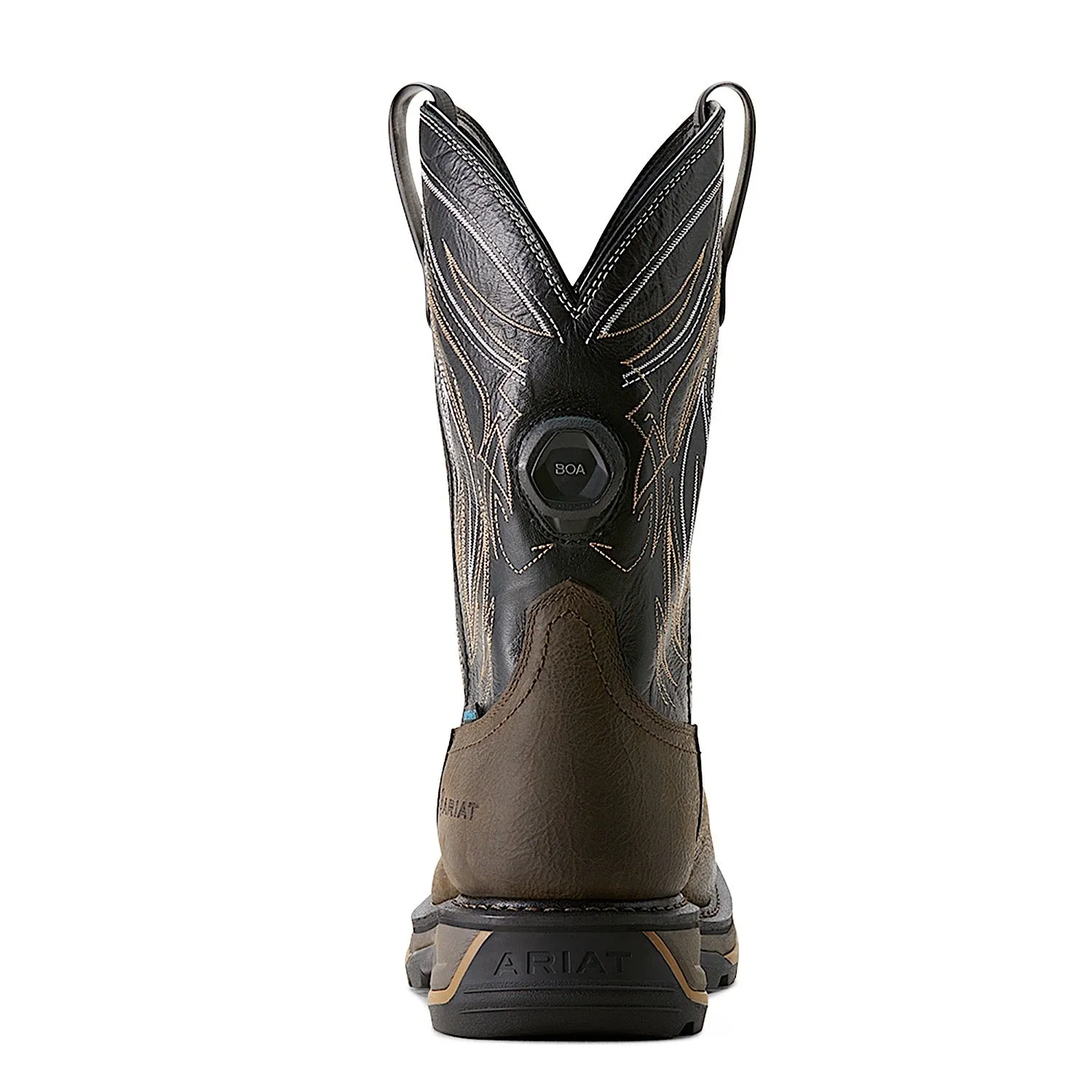 Ariat Herren H20 Big Rig Boa Arbeitsstiefel - Eisenkaffee/Schwarz Ariat Schuhe