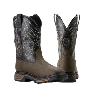 Ariat Herren H20 Big Rig Boa Arbeitsstiefel - Eisenkaffee/Schwarz Ariat Schuhe