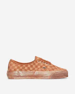 Authentische LX Reissue 44 Dip Dye Schachbrett-Sneakers Marmelade