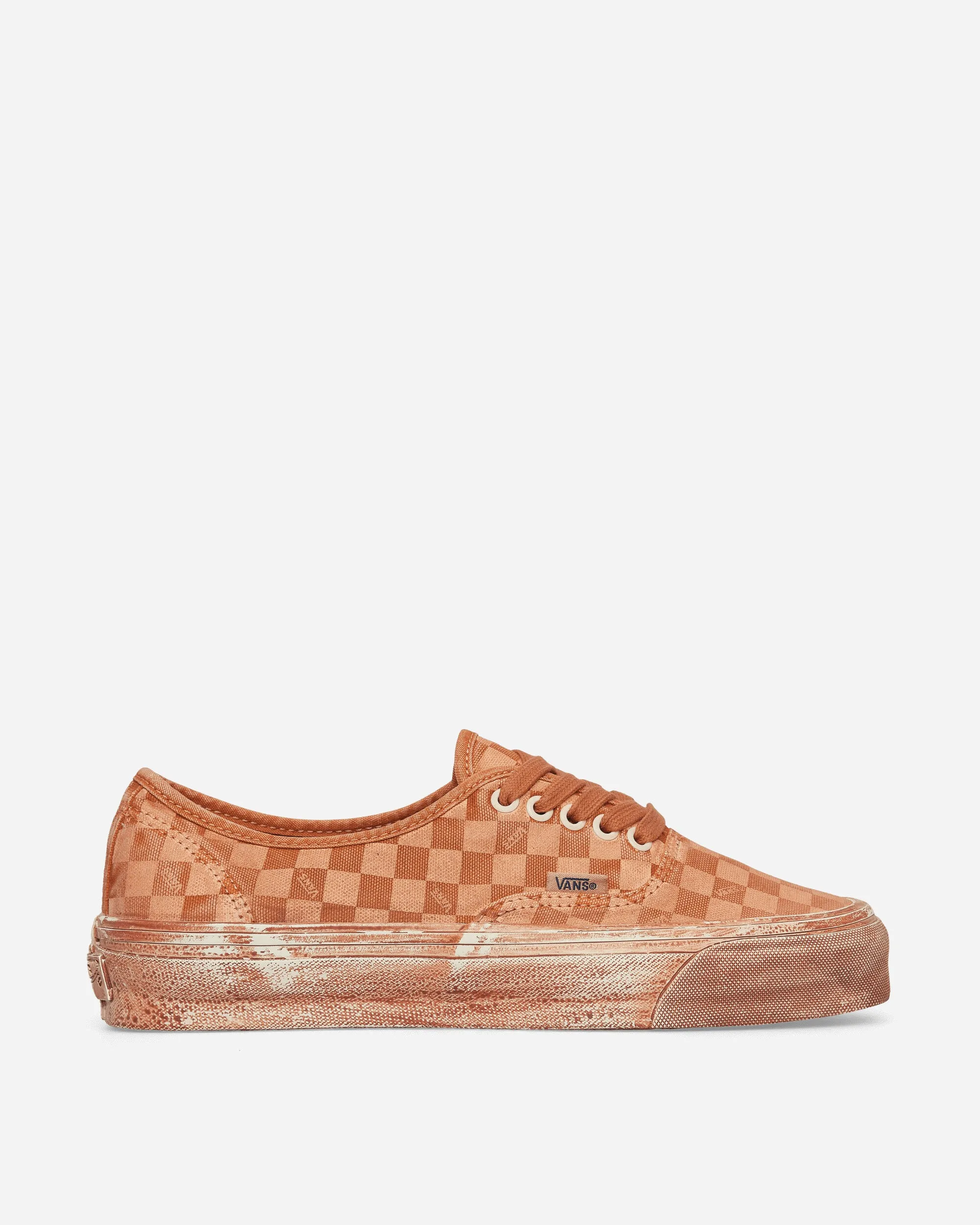 Authentische LX Reissue 44 Dip Dye Schachbrett-Sneakers Marmelade