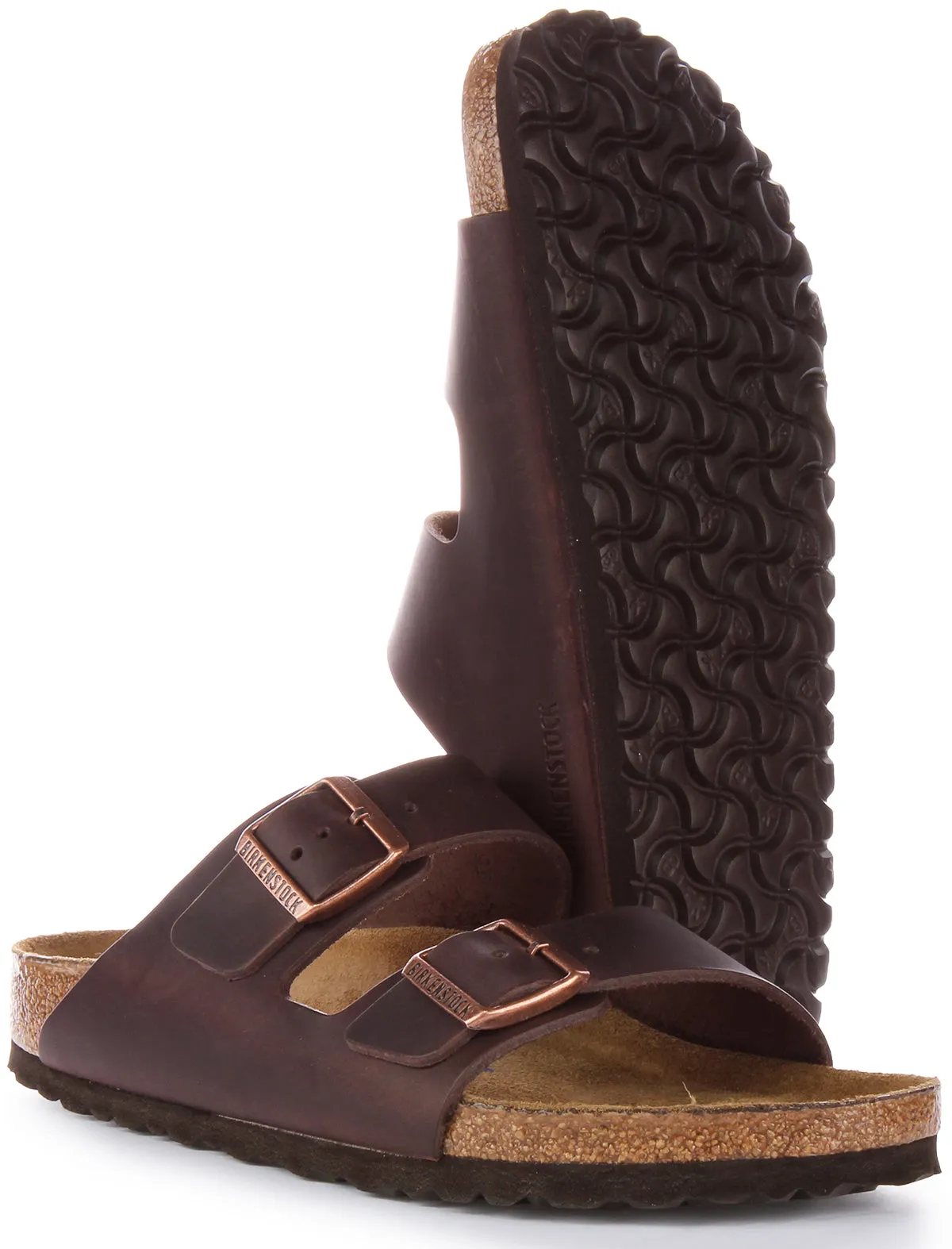 Birkenstock Arizona Bs In Braun | Schmal geschnittene Schuhe Birkenstock