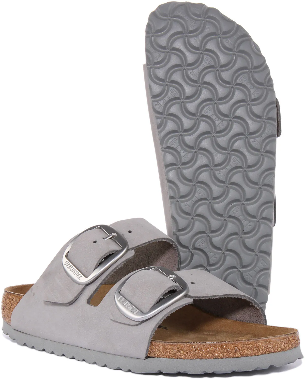 Birkenstock Arizona in Grau für Damen und Herren | Schmal geschnittene Schuhe Birkenstock