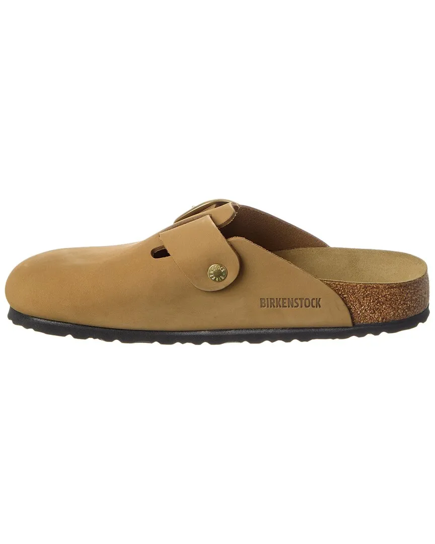 Birkenstock Boston Große Schnalle Leder Clog