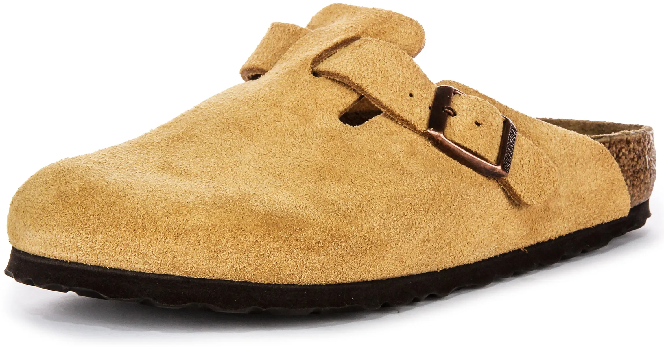 Birkenstock Boston Bs In Lattee | Regular Fit Schuhe Birkenstock