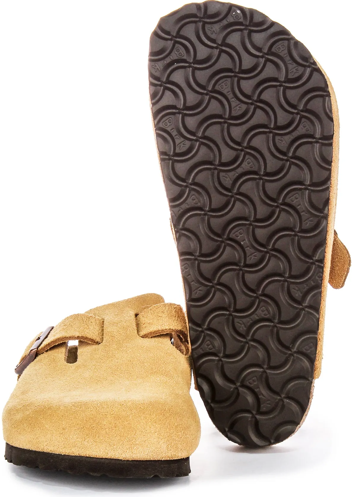 Birkenstock Boston Bs In Lattee | Regular Fit Schuhe Birkenstock