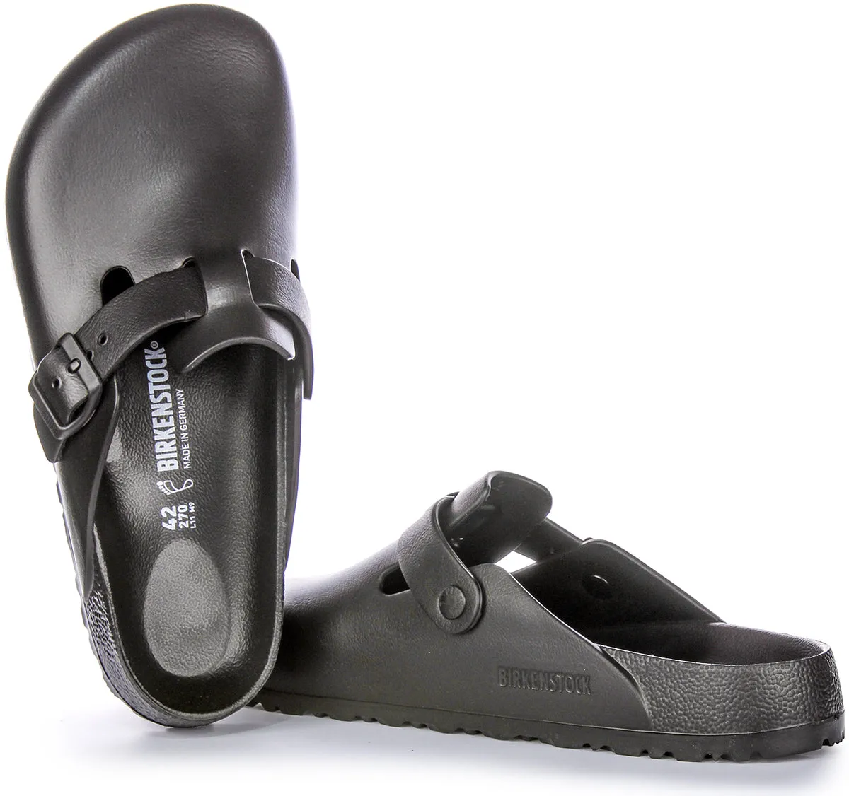 Birkenstock Boston Eva in Schwarz | Regular Fit Schuhe Birkenstock