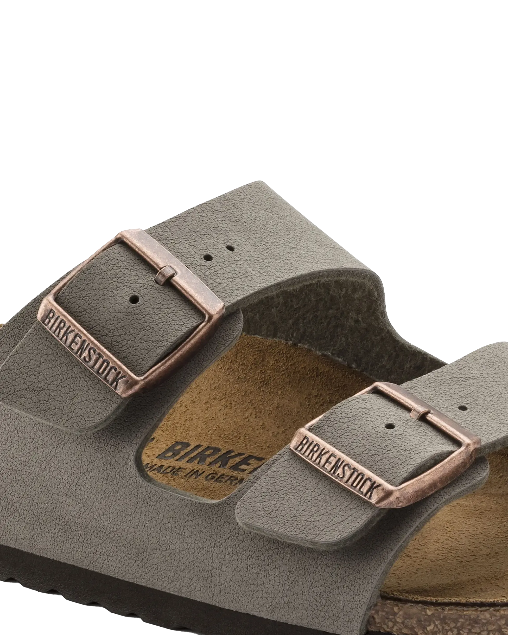 Birkenstock Sandalen Arizona Birko Flor in Stein