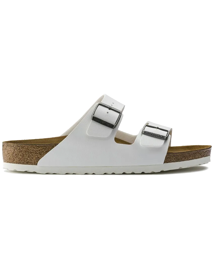 Birkenstock Sandalen Arizona Birko Flor in Weiß