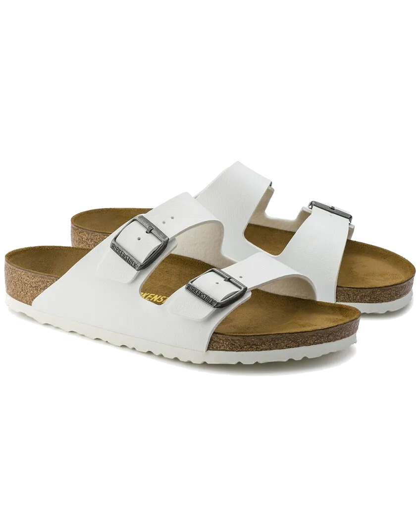 Birkenstock Sandalen Arizona Birko Flor in Weiß