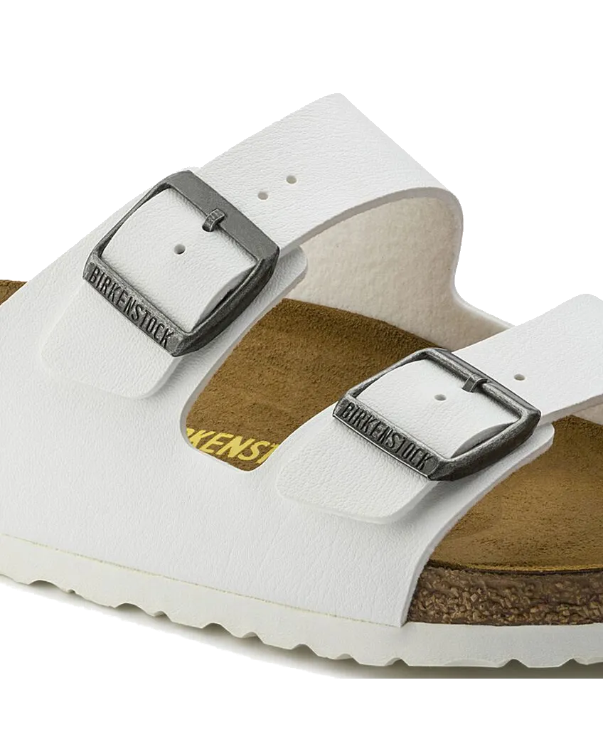 Birkenstock Sandalen Arizona Birko Flor in Weiß