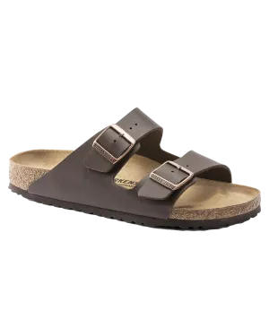 Birkenstock Sandalen Arizona Naturleder in Dunkelbraun
