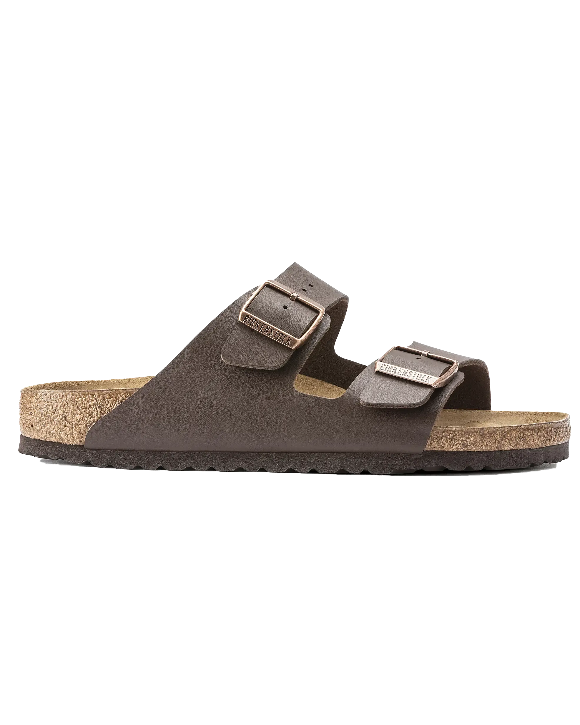Birkenstock Sandalen Arizona Naturleder in Dunkelbraun
