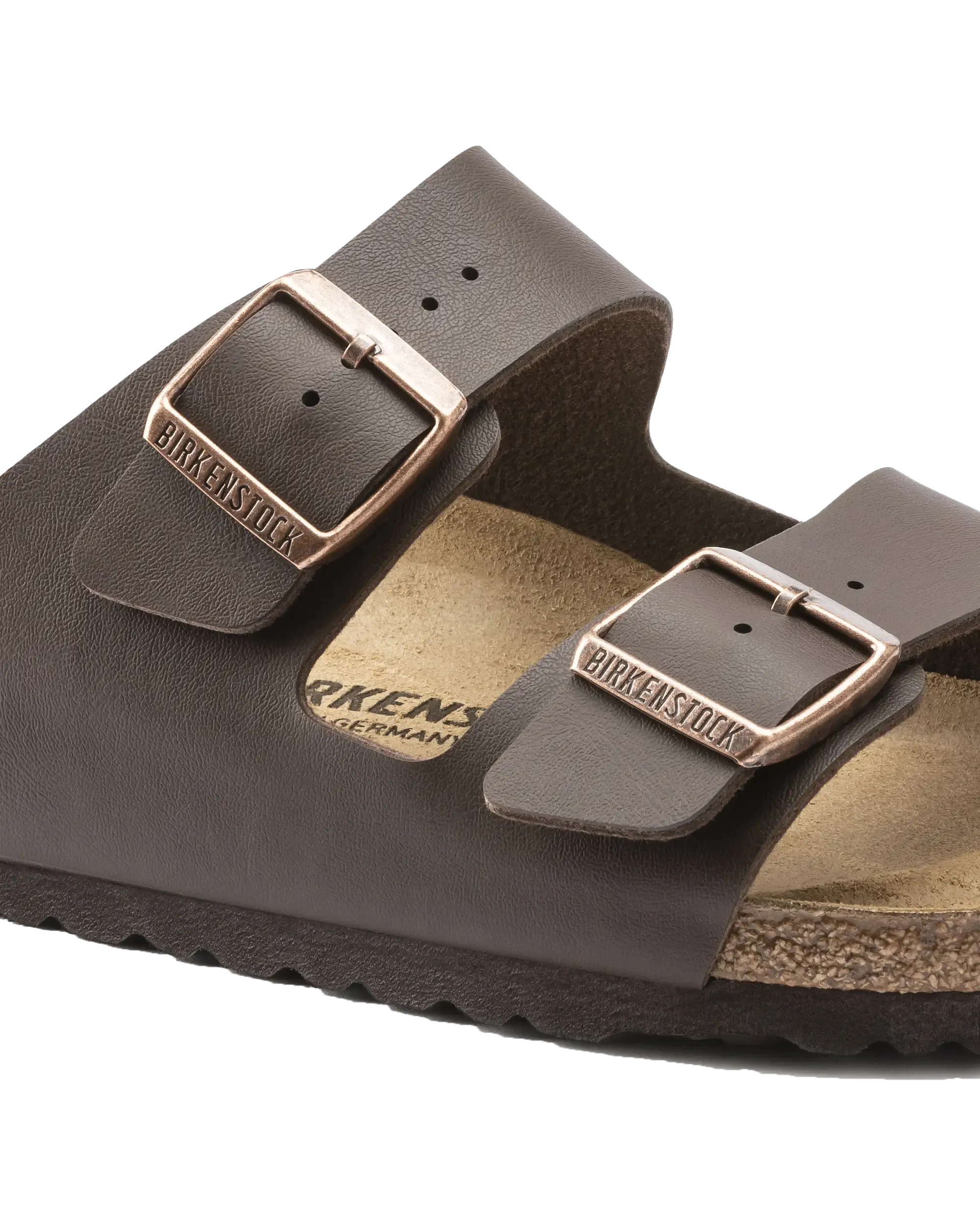 Birkenstock Sandalen Arizona Naturleder in Dunkelbraun