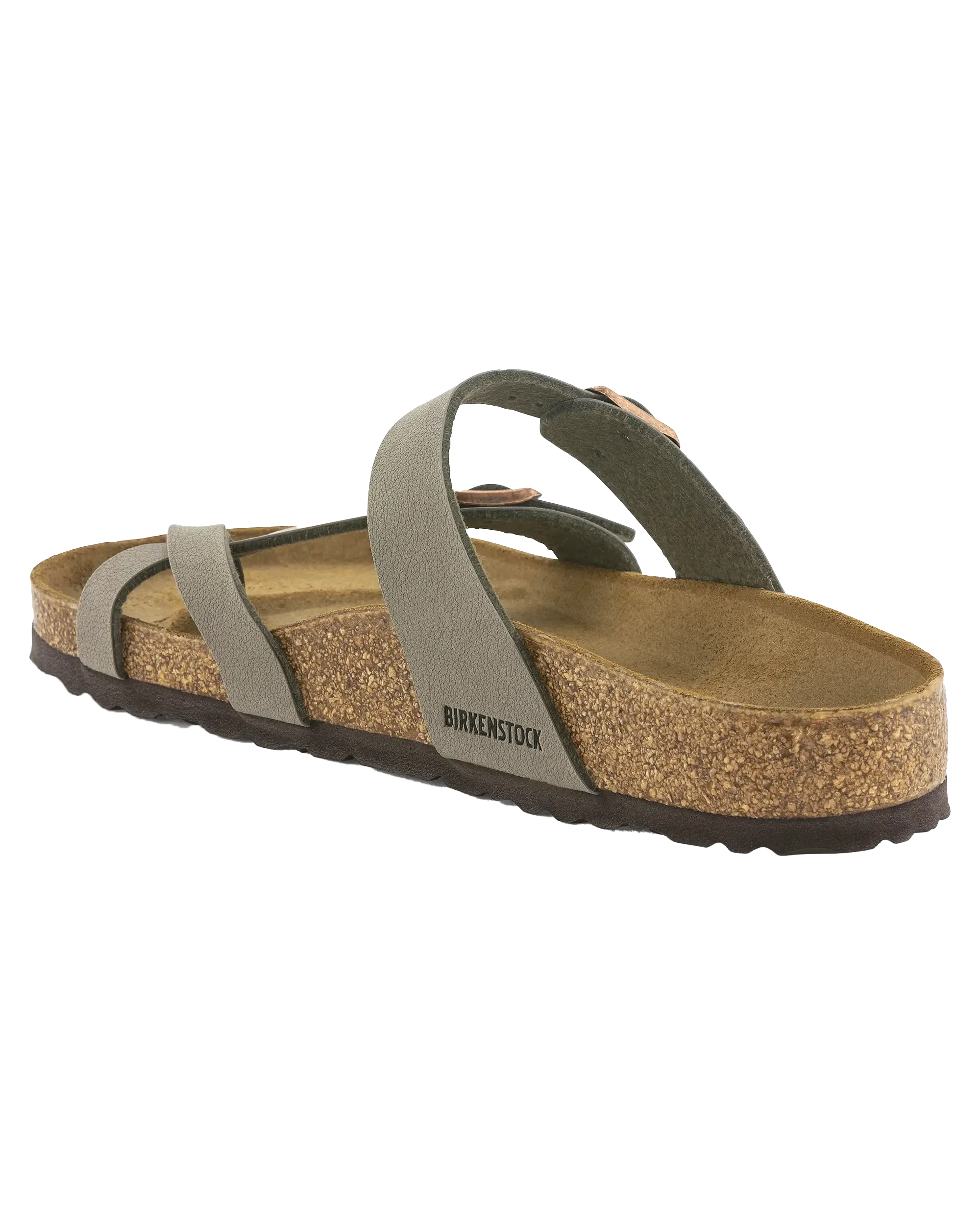 Birkenstock Sandalen Mayari Birko-Flor Nubuck in Stein