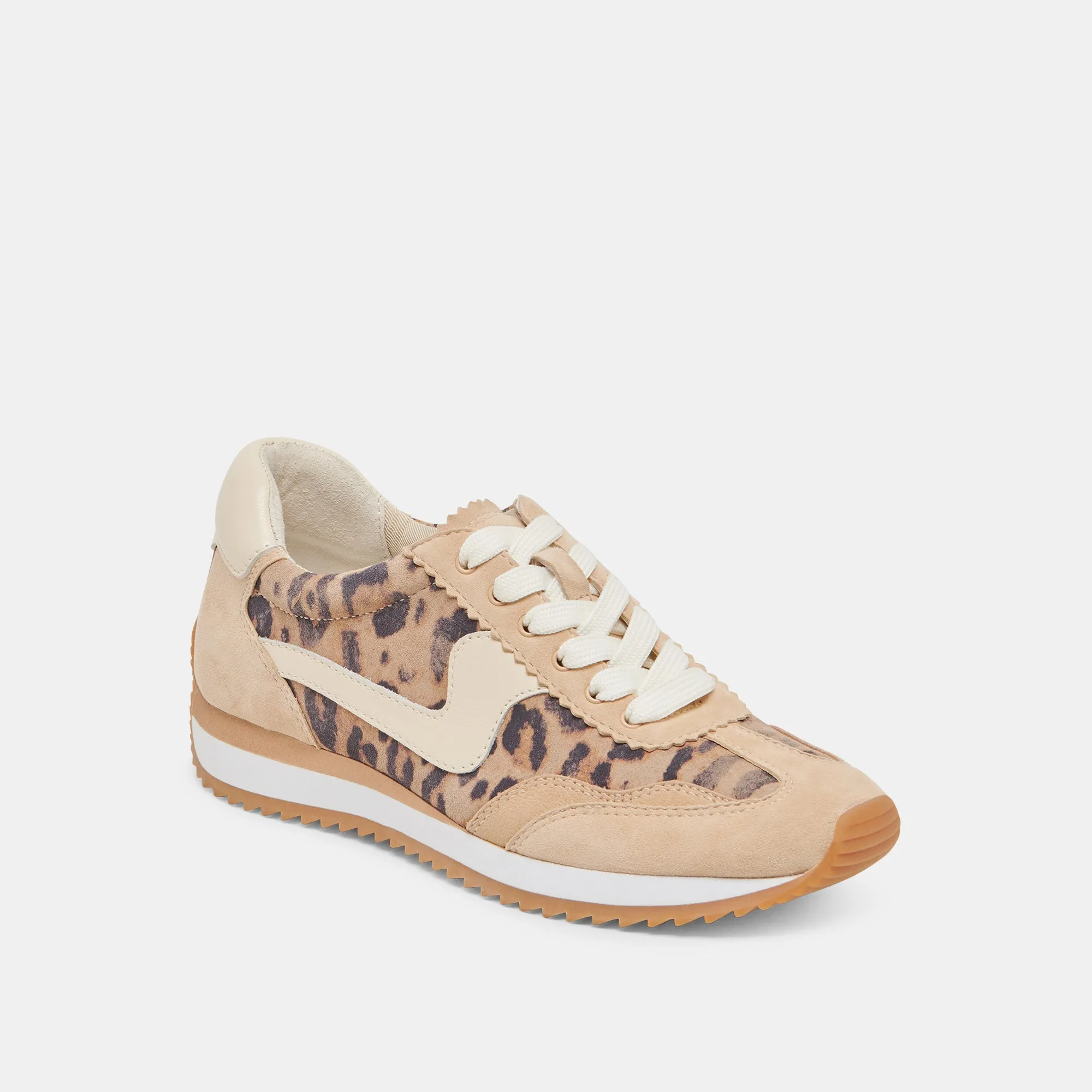 B.NTCD SNEAKERS LT LEOPARD WILDLEDER