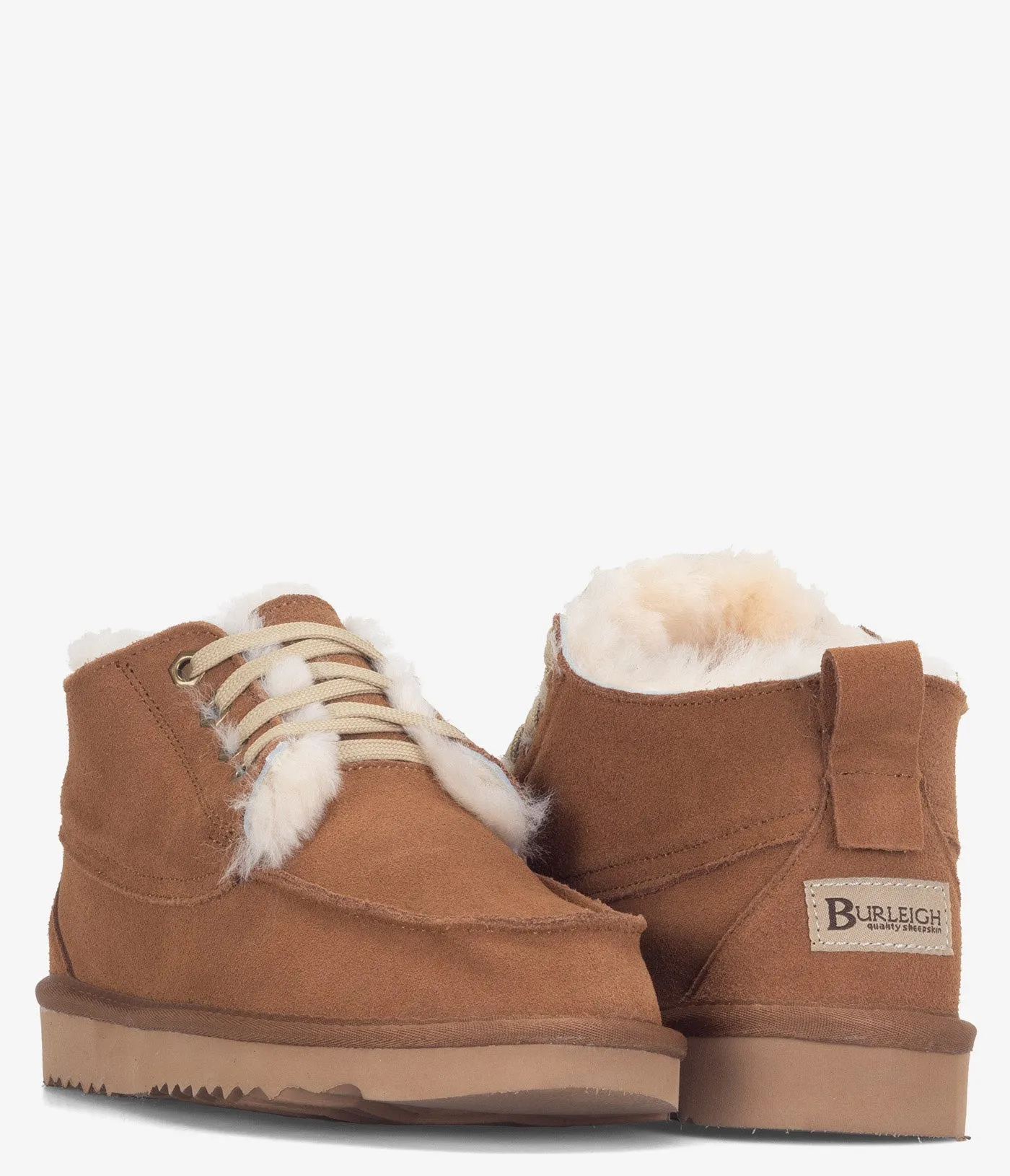 Burleigh Moc Toe Schnür-Chukka-Stiefel - Damen