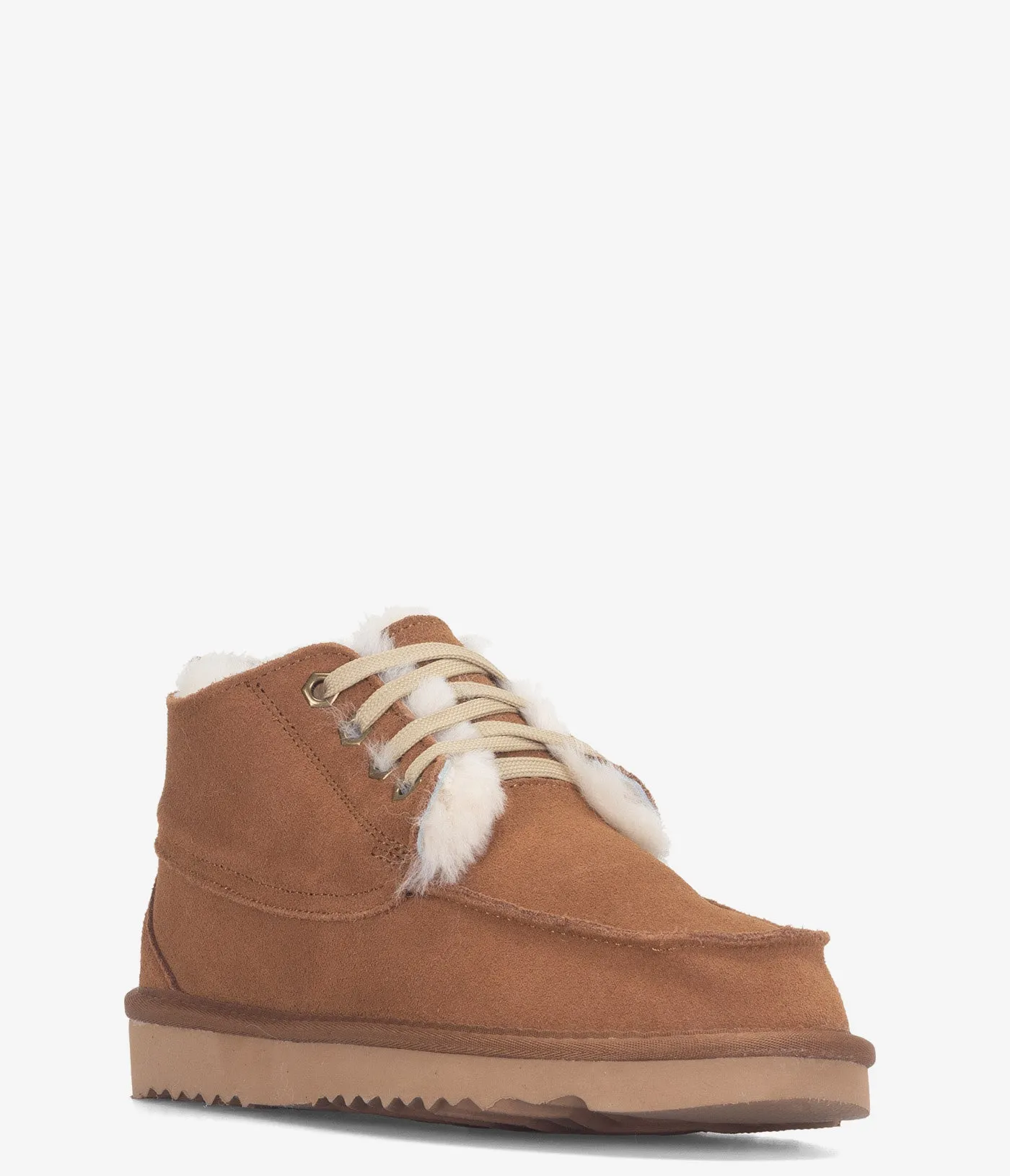Burleigh Moc Toe Schnür-Chukka-Stiefel - Damen