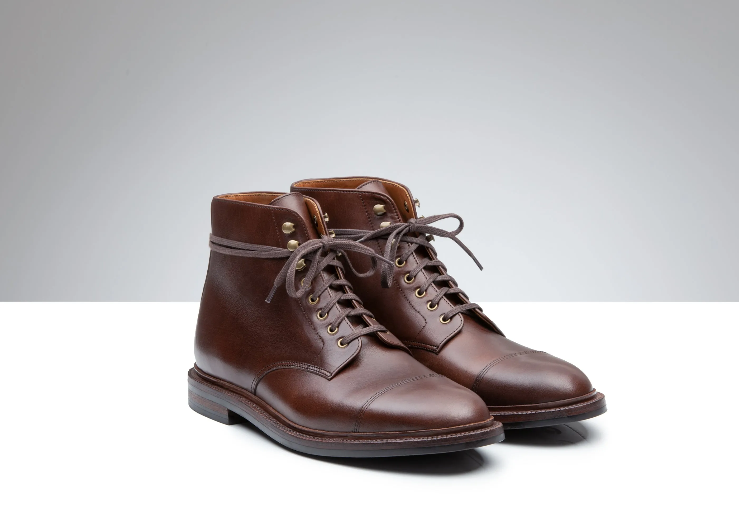 Cap-Toe-Stiefel Karmesinrot Chromexcel
