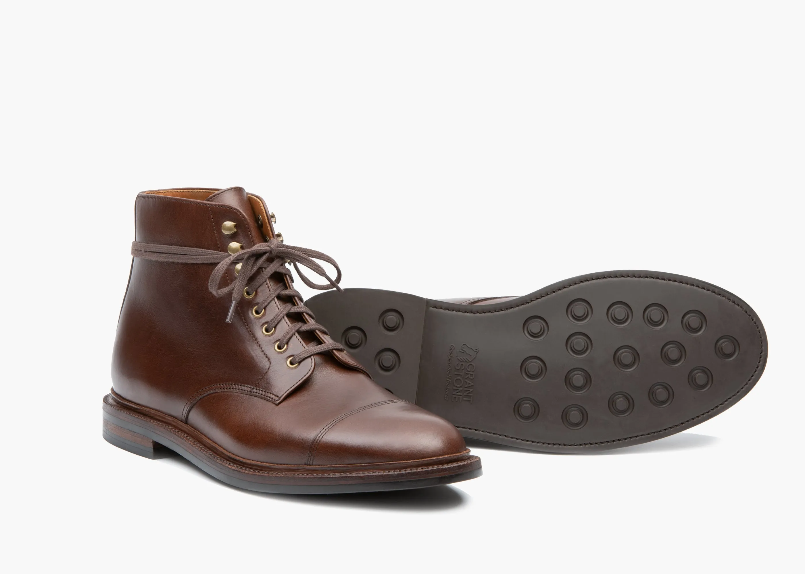 Cap-Toe-Stiefel Karmesinrot Chromexcel
