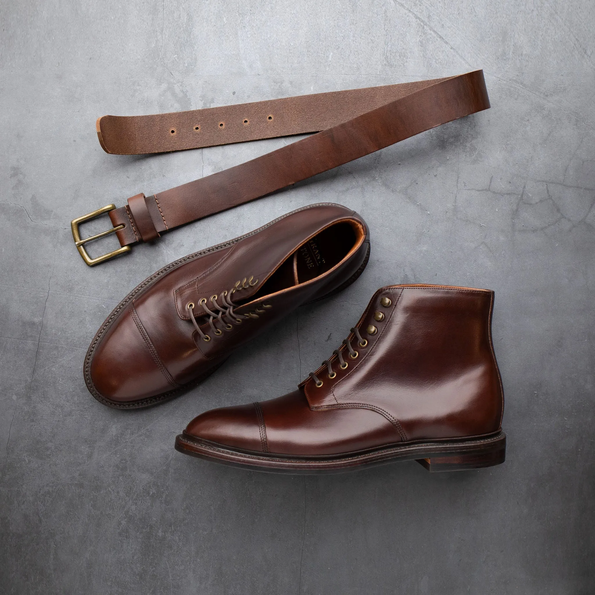 Cap-Toe-Stiefel Karmesinrot Chromexcel