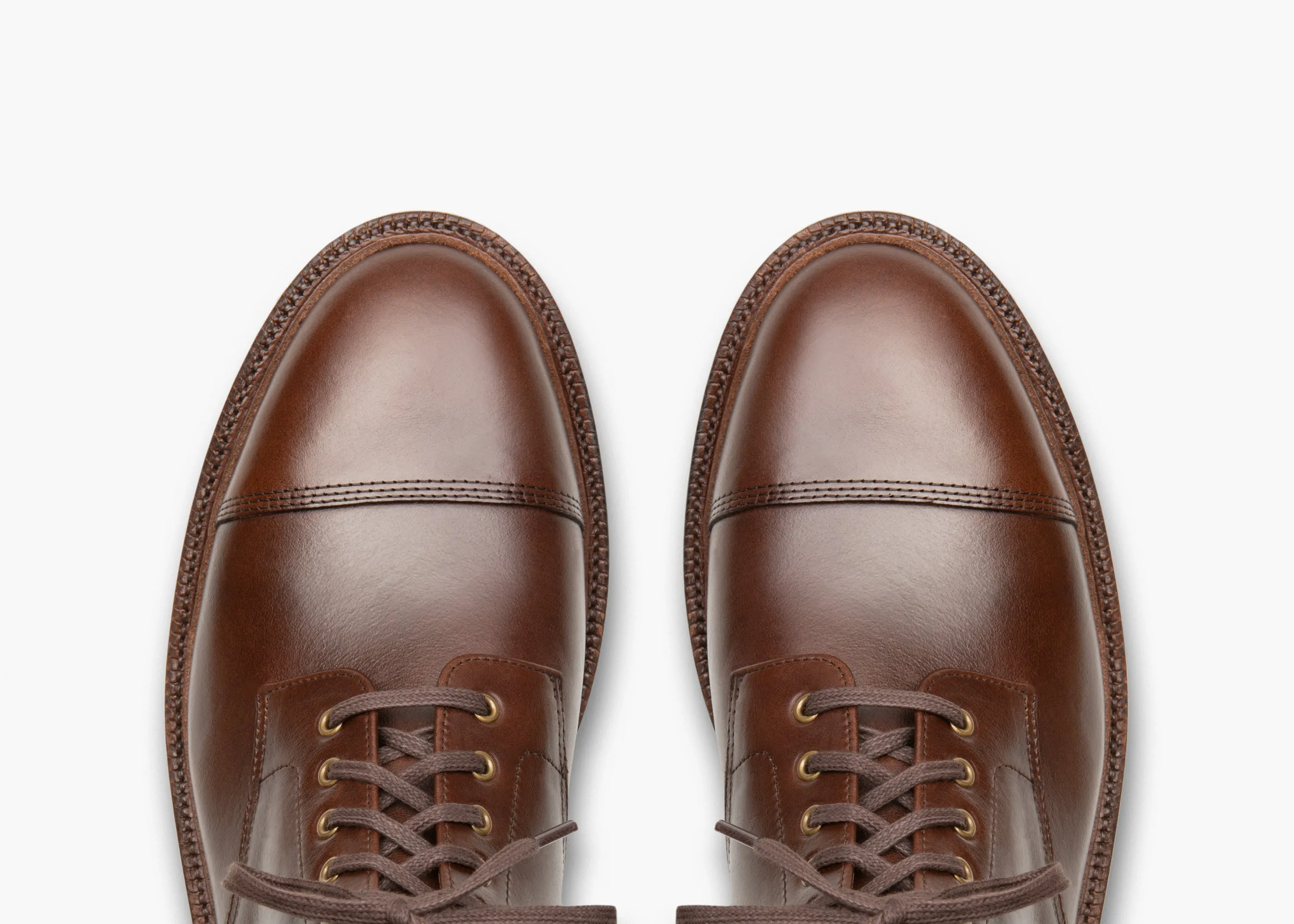 Cap-Toe-Stiefel Karmesinrot Chromexcel