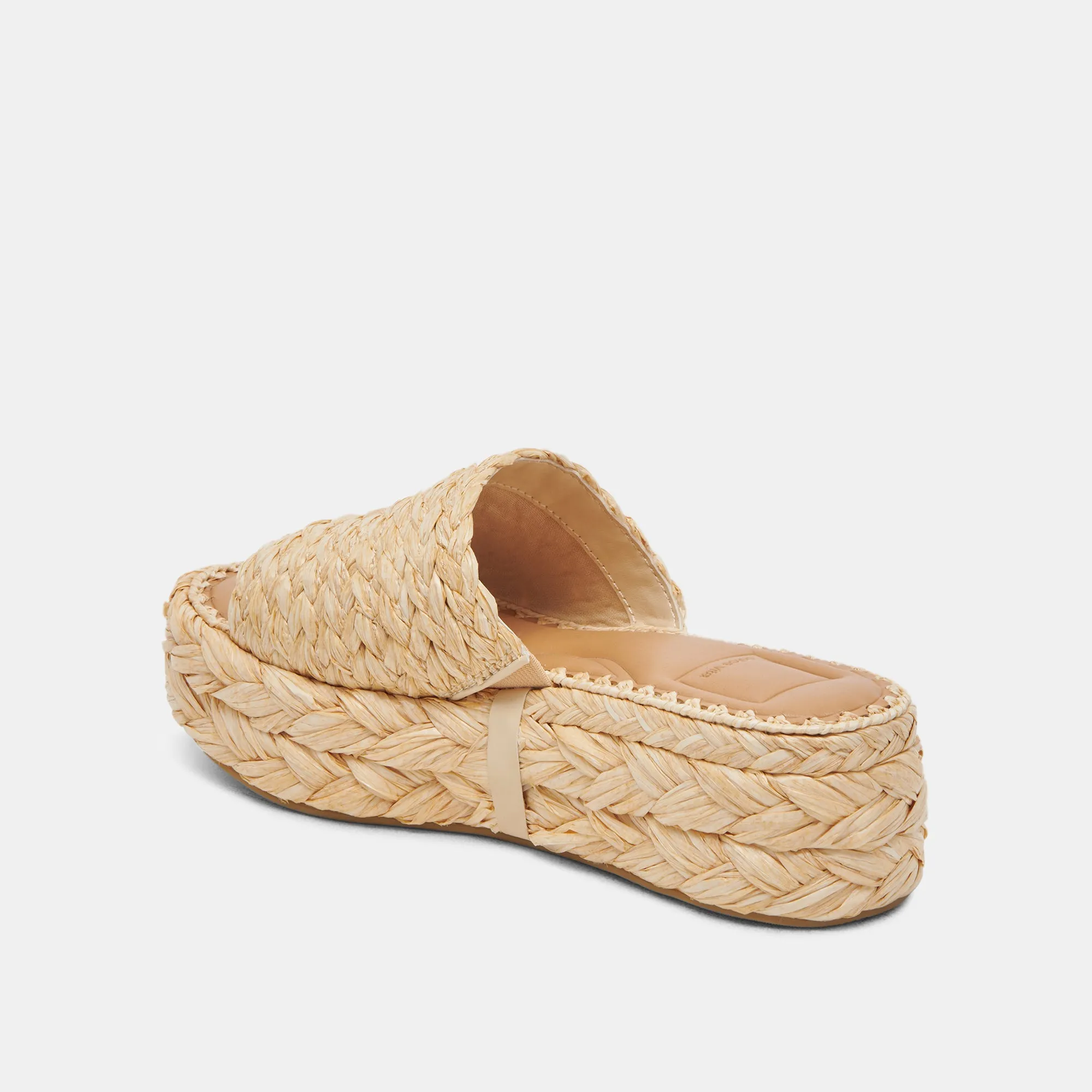 CHAVI WEITE SANDALEN LT NATUR RAFFIA