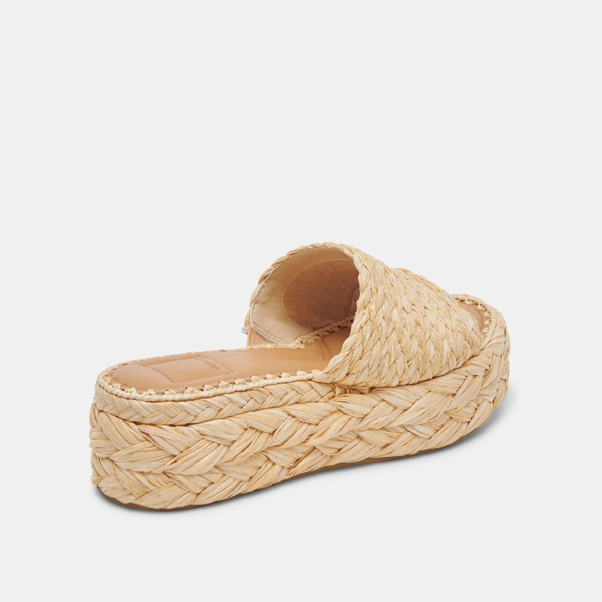 CHAVI WEITE SANDALEN LT NATUR RAFFIA