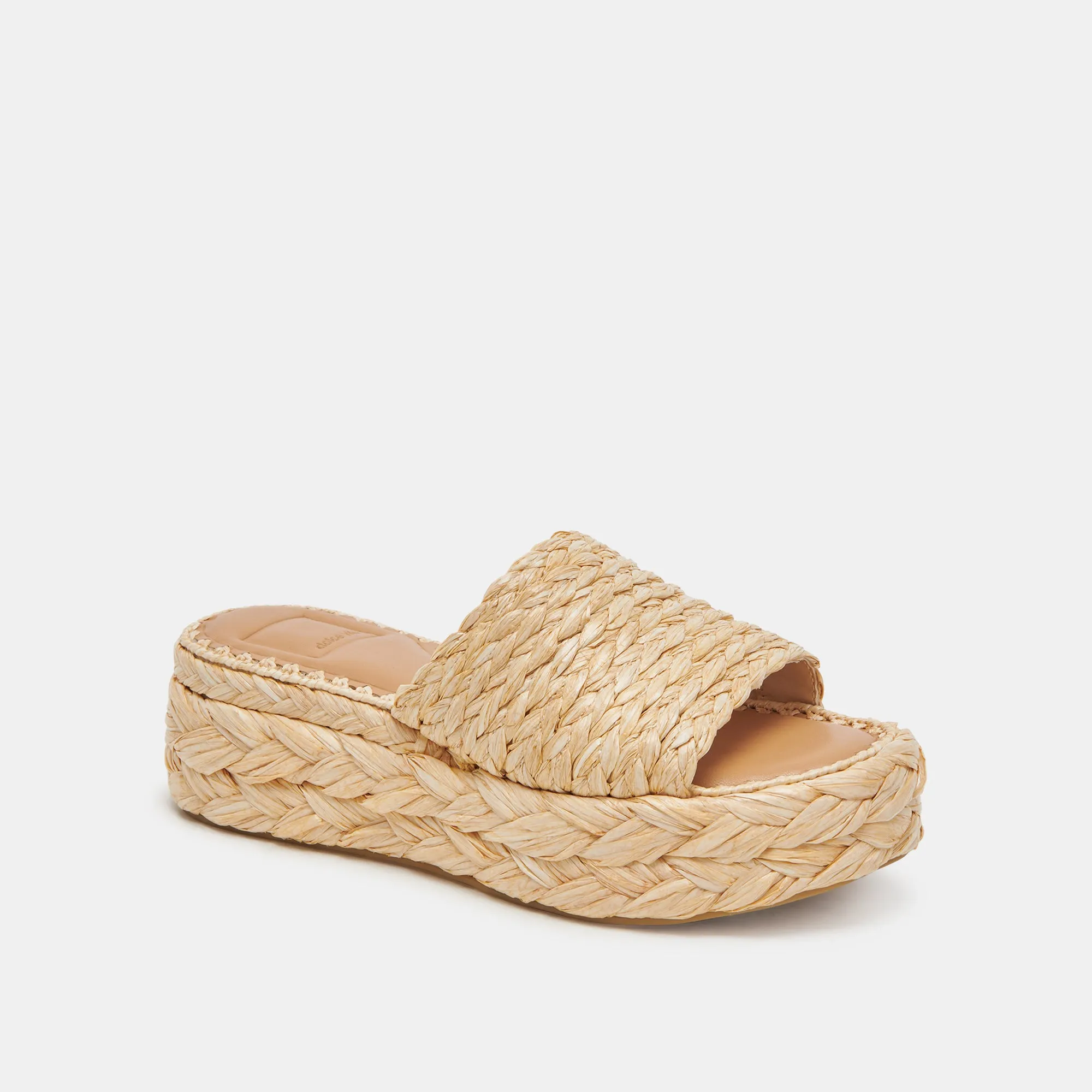 CHAVI WEITE SANDALEN LT NATUR RAFFIA