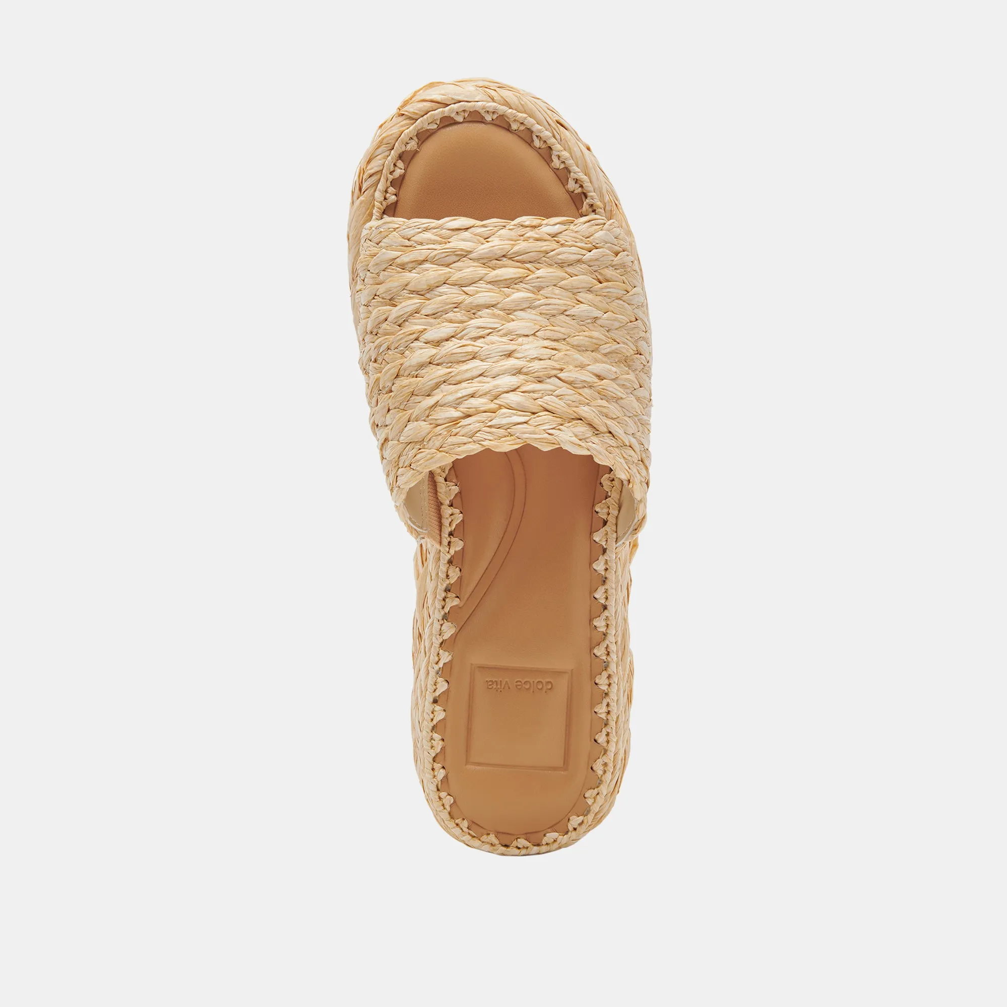 CHAVI WEITE SANDALEN LT NATUR RAFFIA