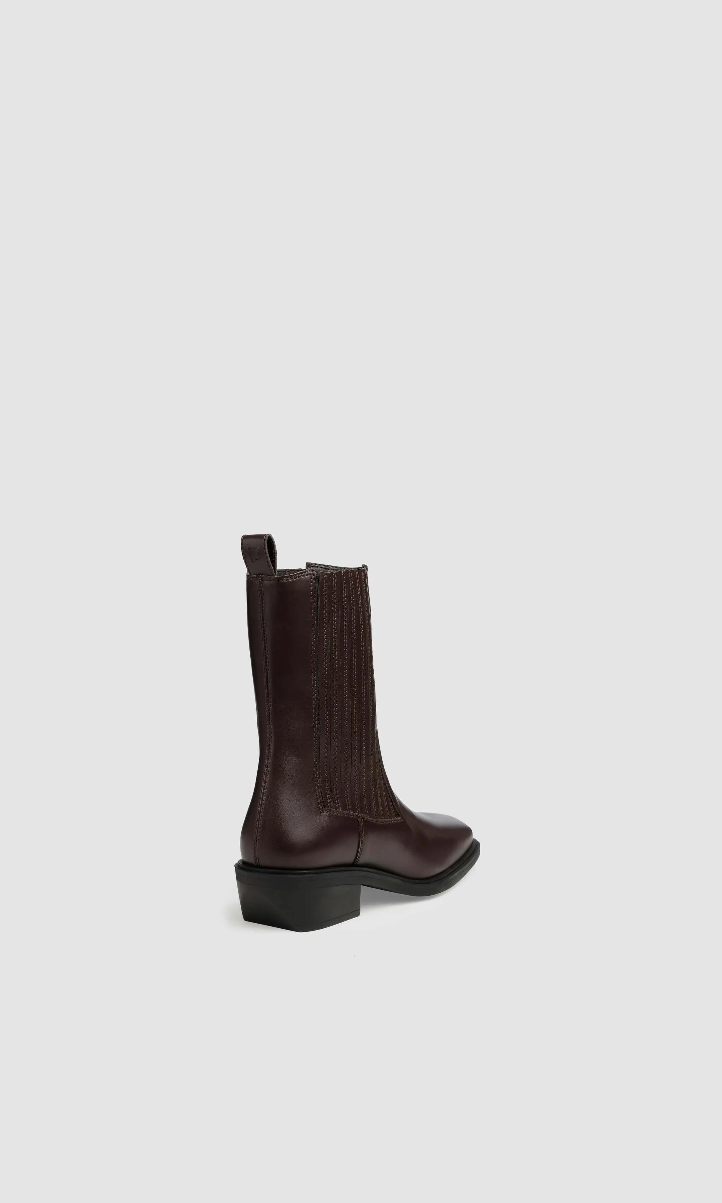 Claudio Plus Vegane Apfel-Leder Westernstiefel | Braun