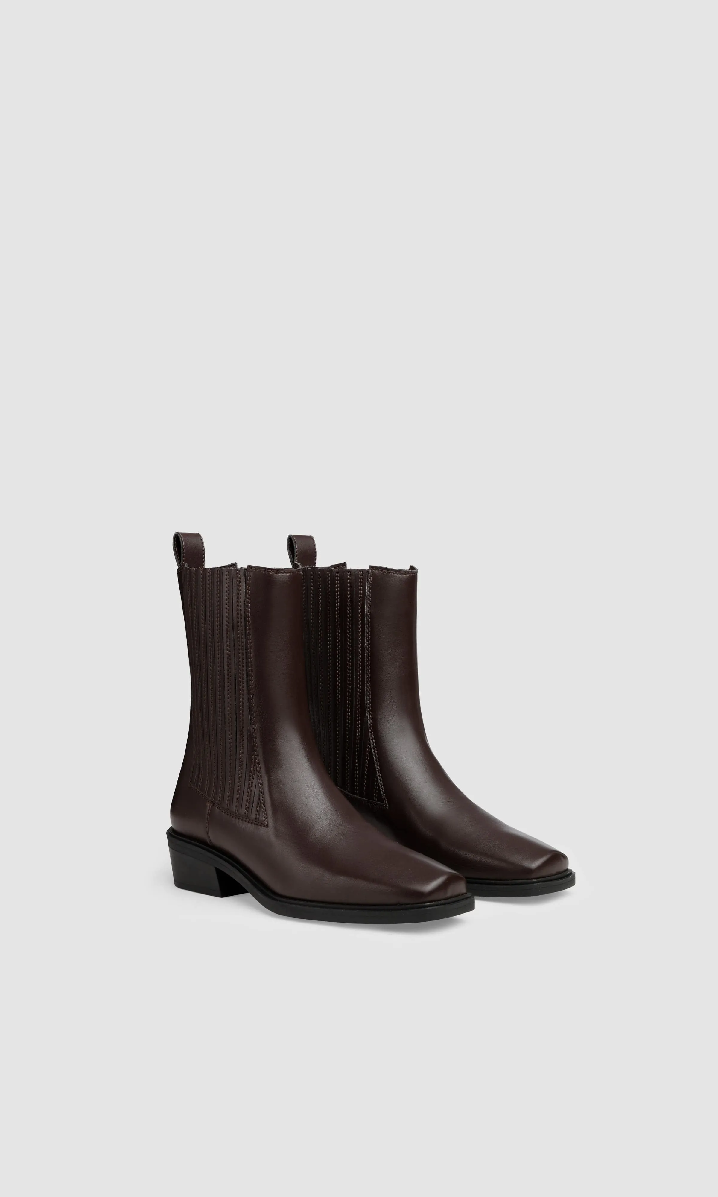 Claudio Plus Vegane Apfel-Leder Westernstiefel | Braun