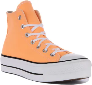 Converse All Star Lift A03052C in Orange für Damen Schuhe Converse