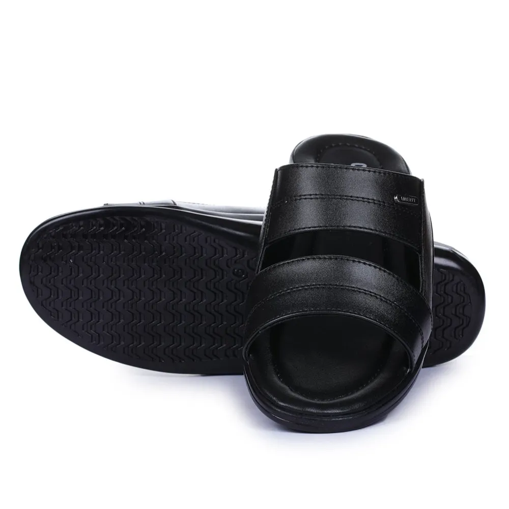 Liberty Coolers Bequeme Schwarze Hausschuhe Für Herren 7193-60