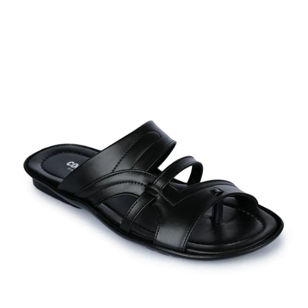 Liberty COOL99-1 Bequeme Schwarze Hausschuhe Für Herren