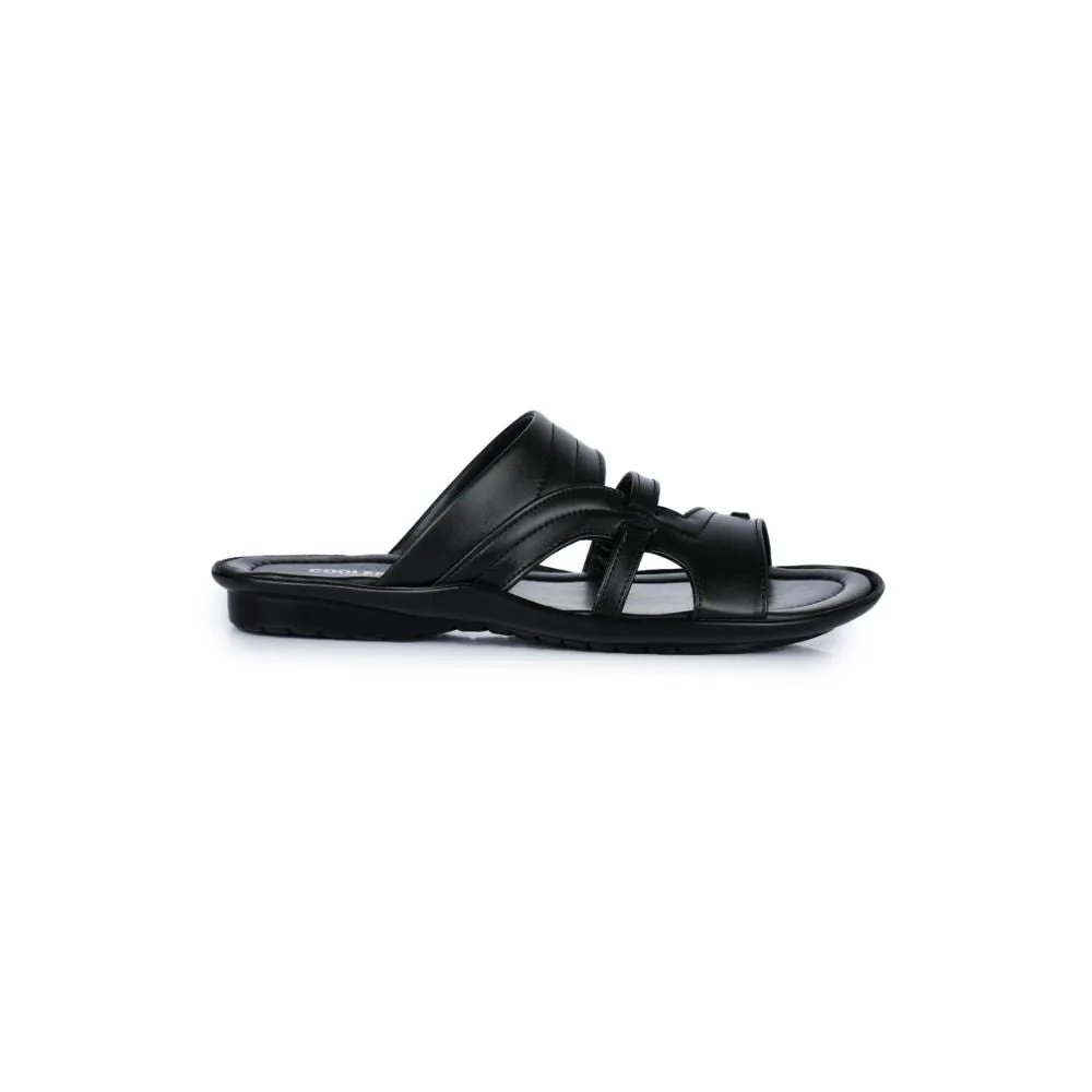 Liberty COOL99-1 Bequeme Schwarze Hausschuhe Für Herren